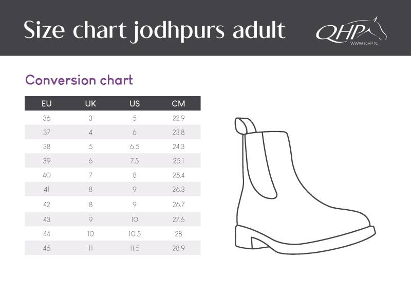 QHP jodhpur cipő QHP jodhpur cipő