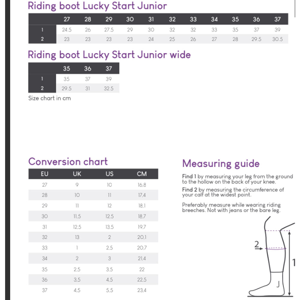 Riding boot Lucky Start Junior 