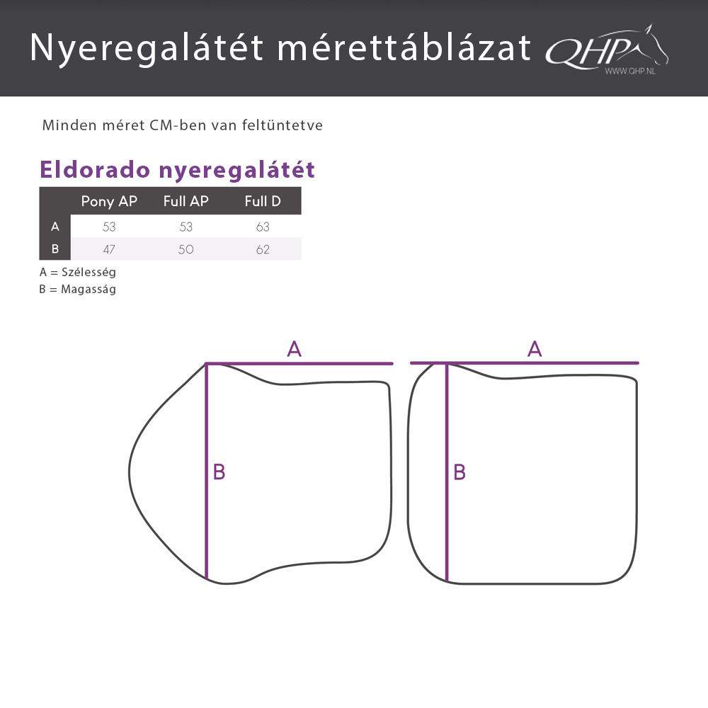 QHP Eldorado nyeregalátét