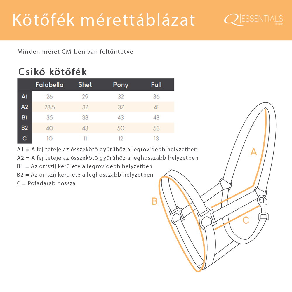 QHP Q csikó kötőfék
