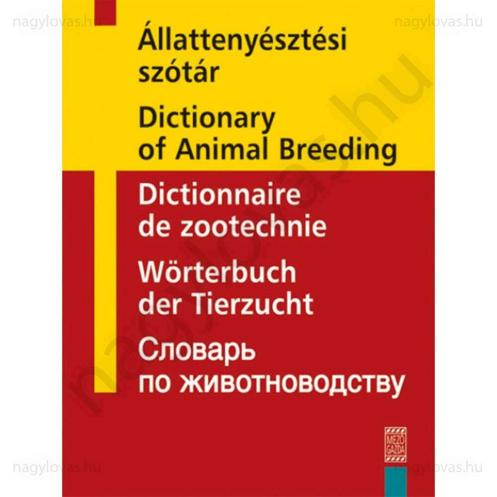Állattenyésztési szótár 