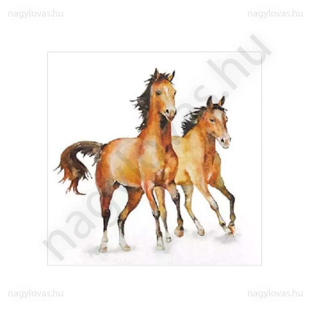 Ambiente szalvéta 25X25cm Wild horses