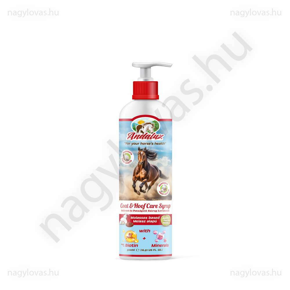 Andaluz Coat& Hoof Biotin Plus szirup 0,5l