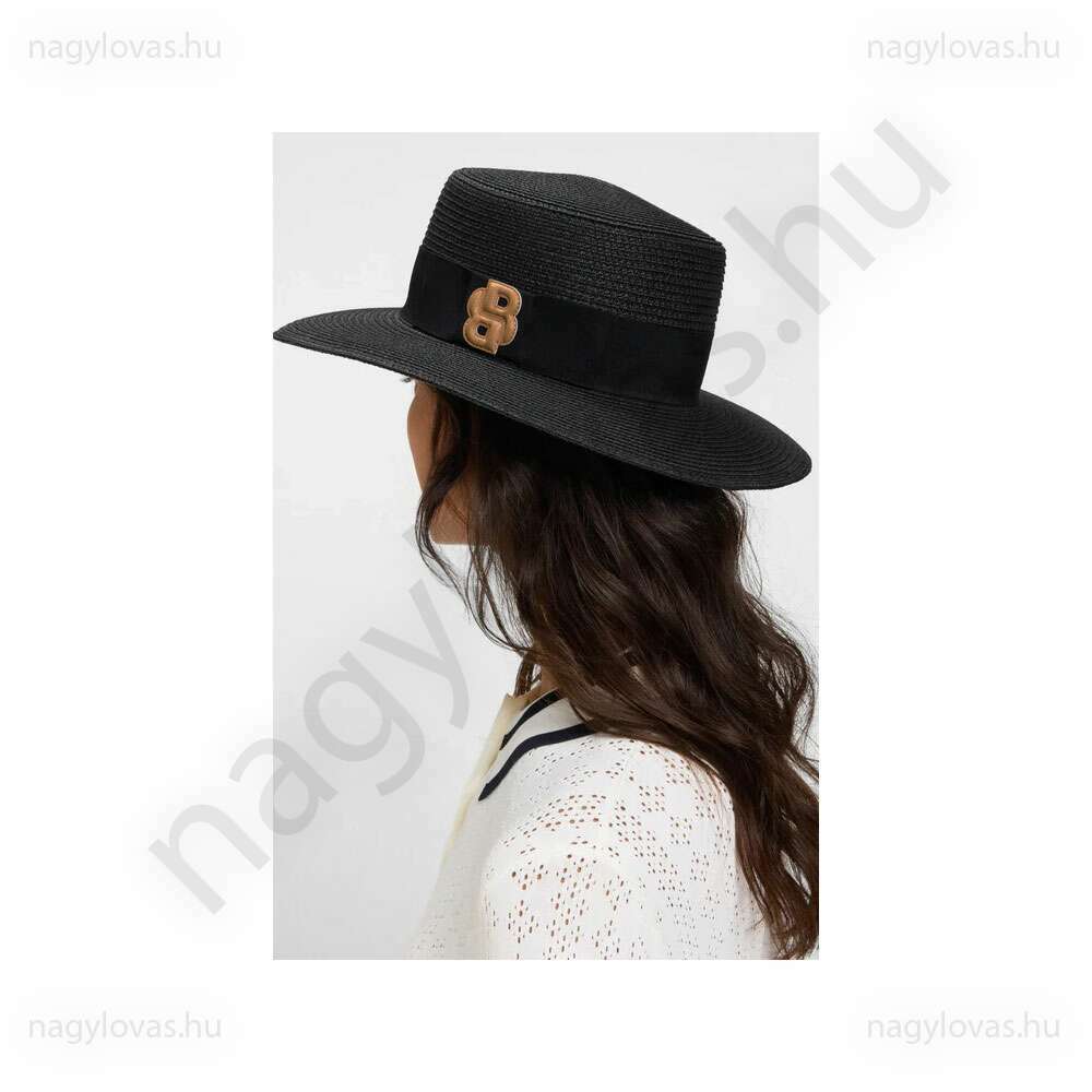 Boss Boater kalap fekete 55cm