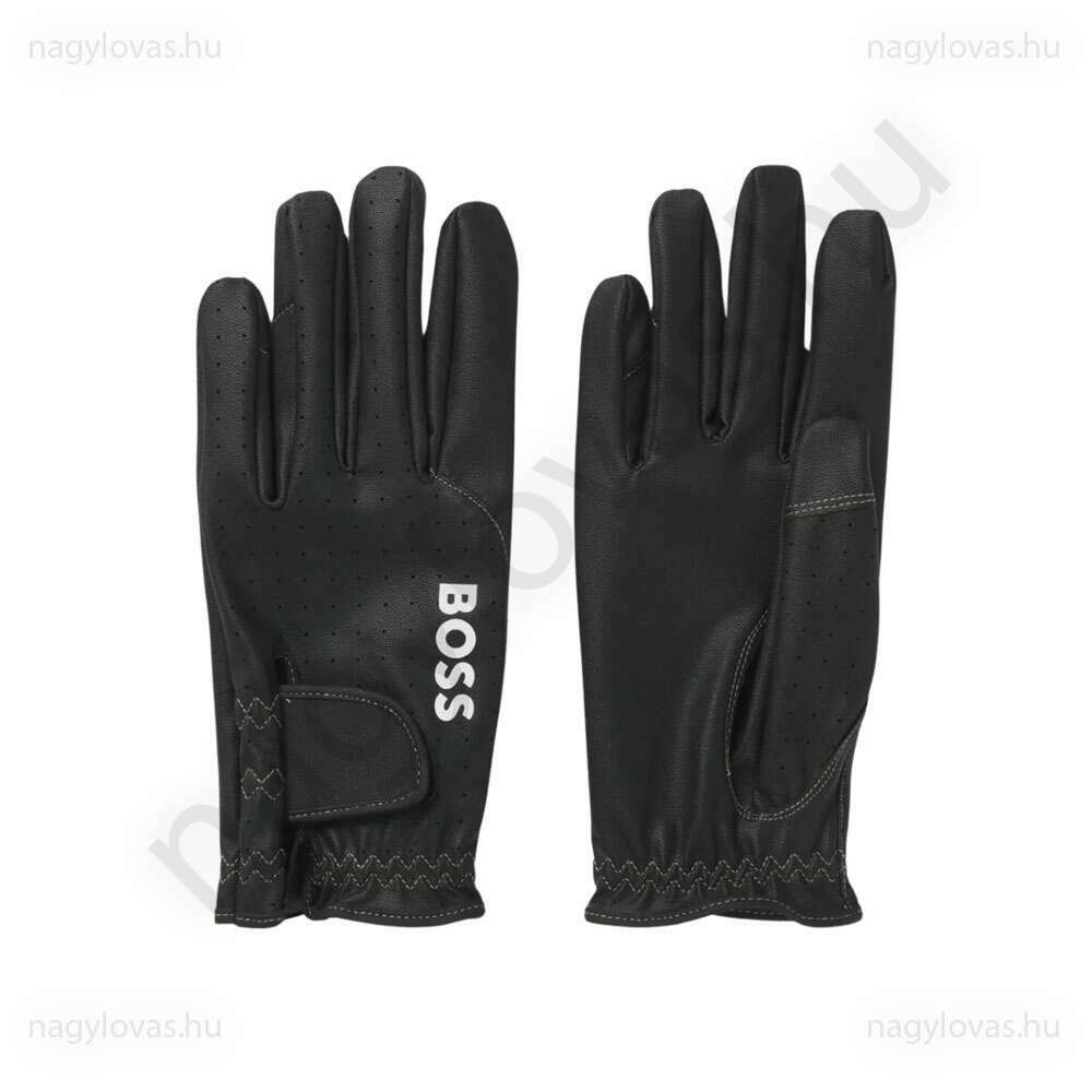 Boss Queens lovagló kesztyű fekete