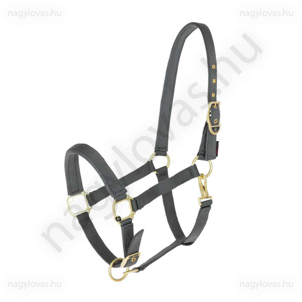 Covalliero Classy gold kötőfék szürke