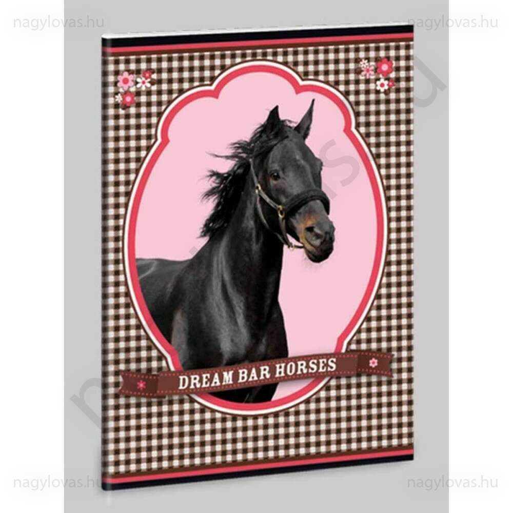 Dream bar horses sima A/5 füzet