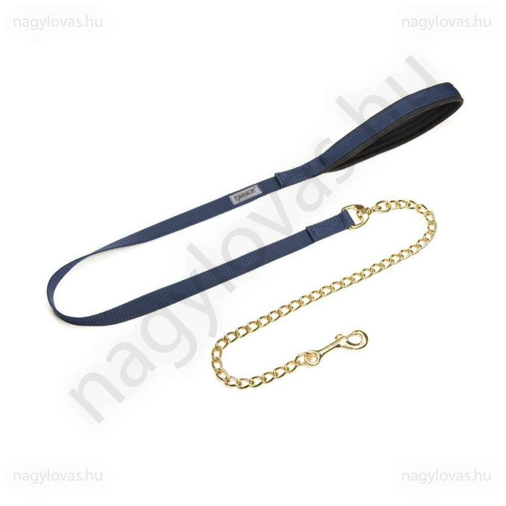 Eskadron Basic Brass felvezetőszár láncos navy
