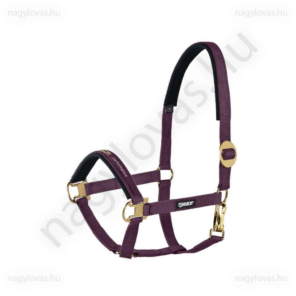 Eskadron Basic kötőfék brass bordó