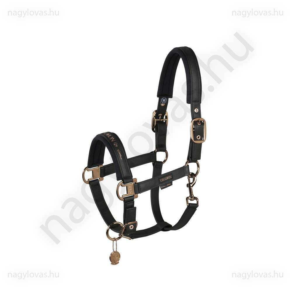 Eskadron Faux Leather kötőfék fekete