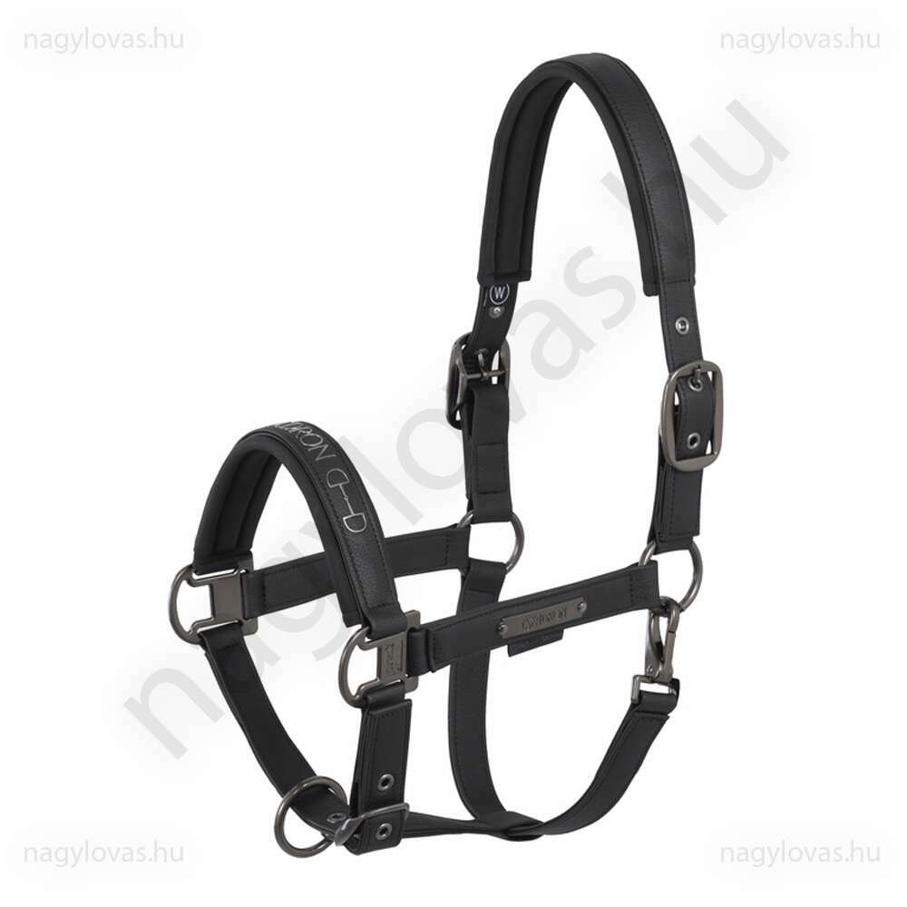 Eskadron Faux Leather kötőfék fekete