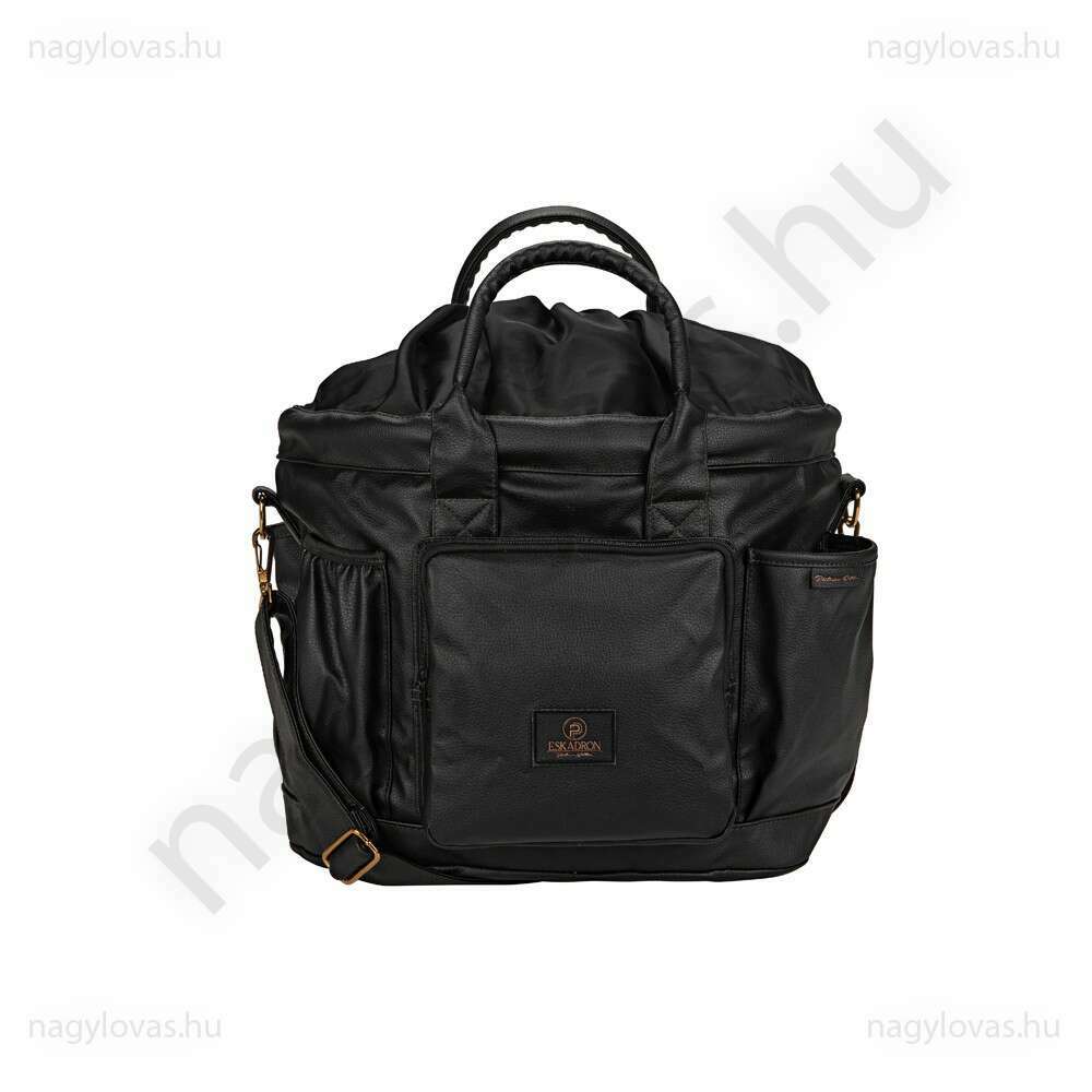Eskadron Faux Leather tisztítótáska fekete