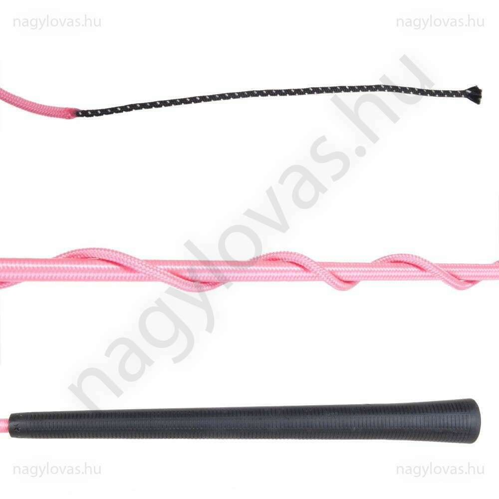Futószárazó ostor golf fogóval pink 2m