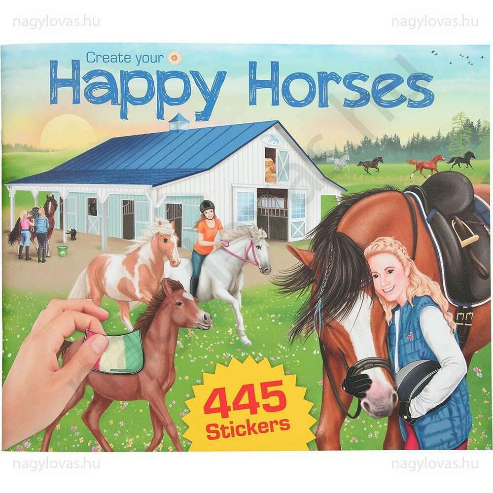 Happy Horses matricás füzet 