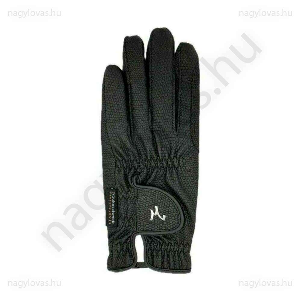 Haukeschmidt Bella Rose lovaglókesztyű fekete