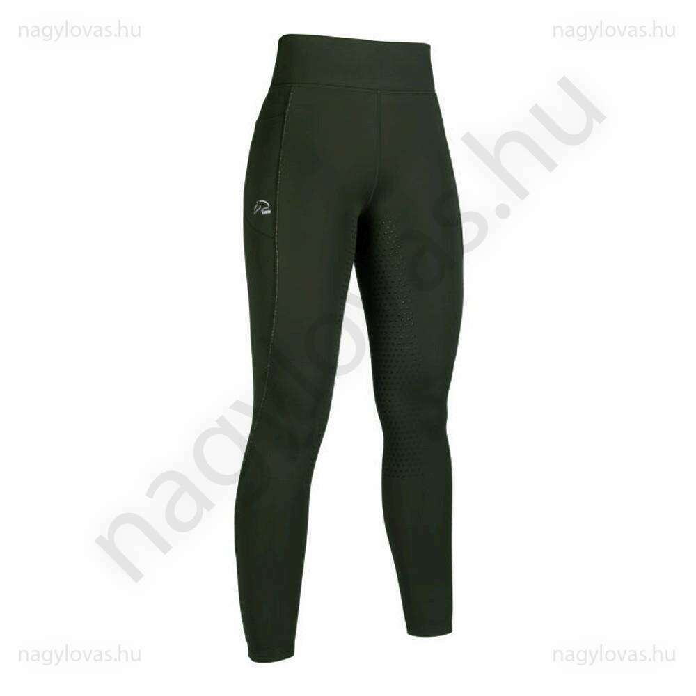 HKM Alice Kids téli full szilikon leggings zöld