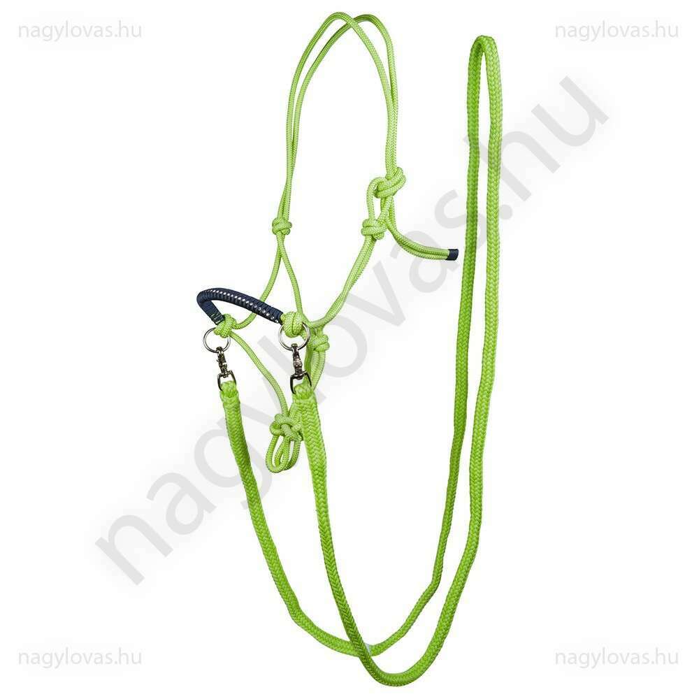 HKM Deco kötél kötőfék lime