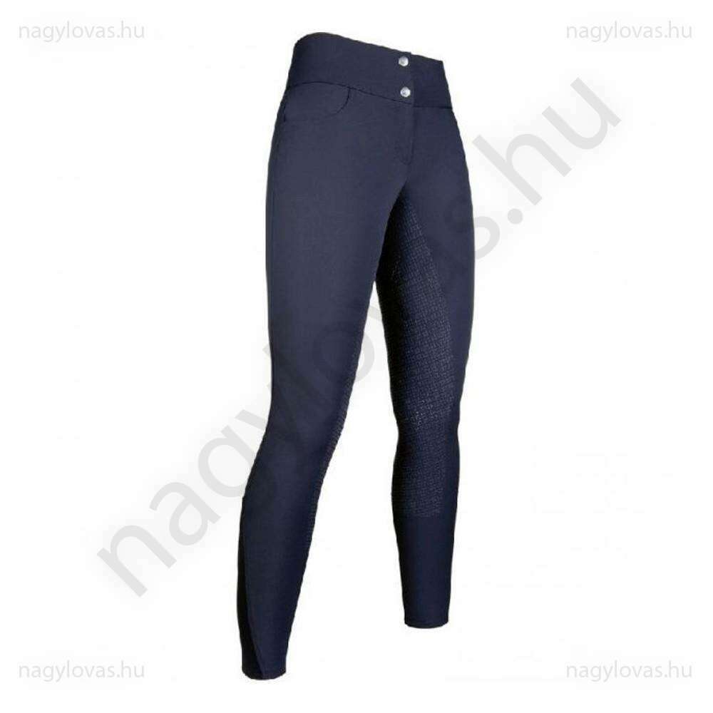 HKM Lara full szilikon lovaglónadrág kék