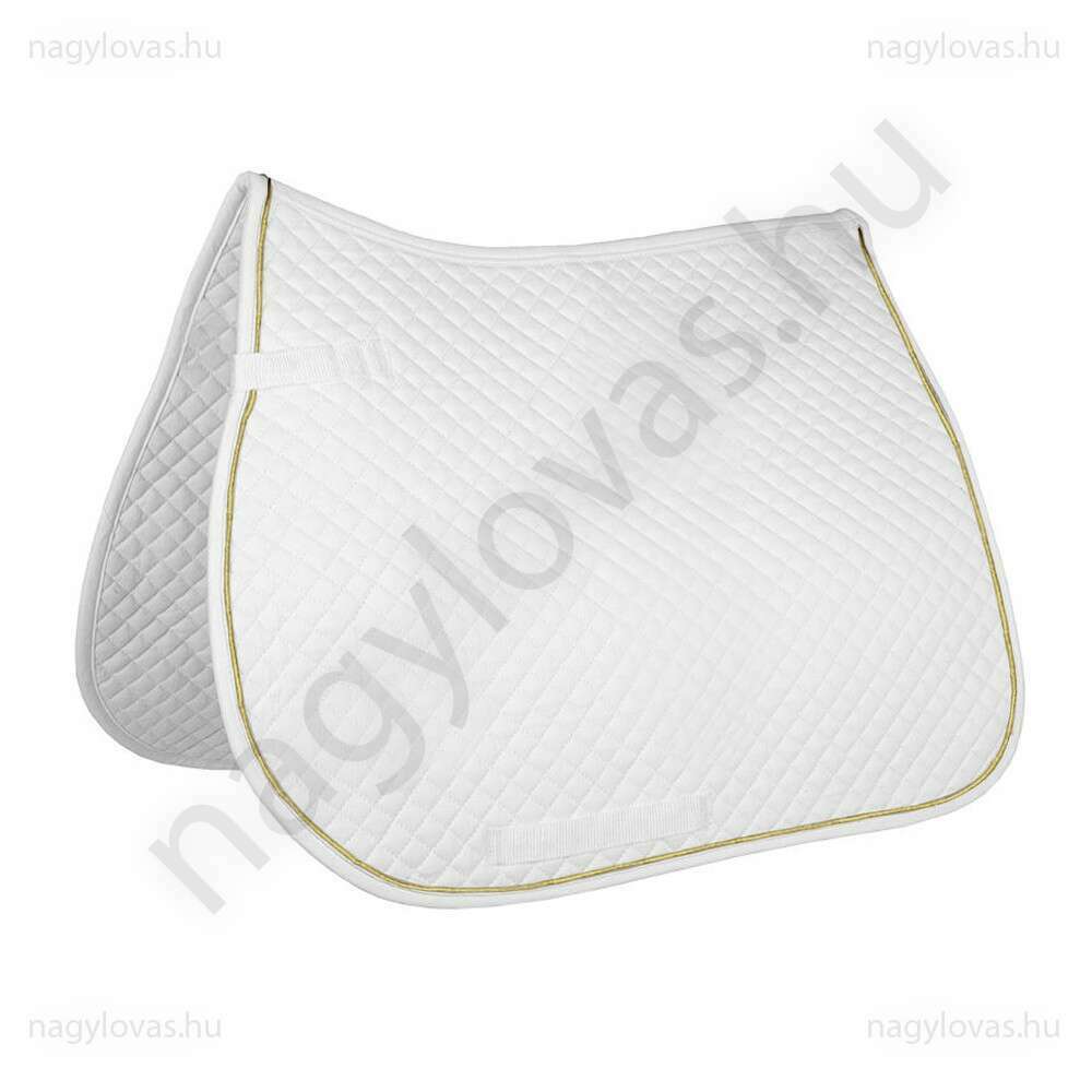 HKM nyeregalátét póni fehér/arany