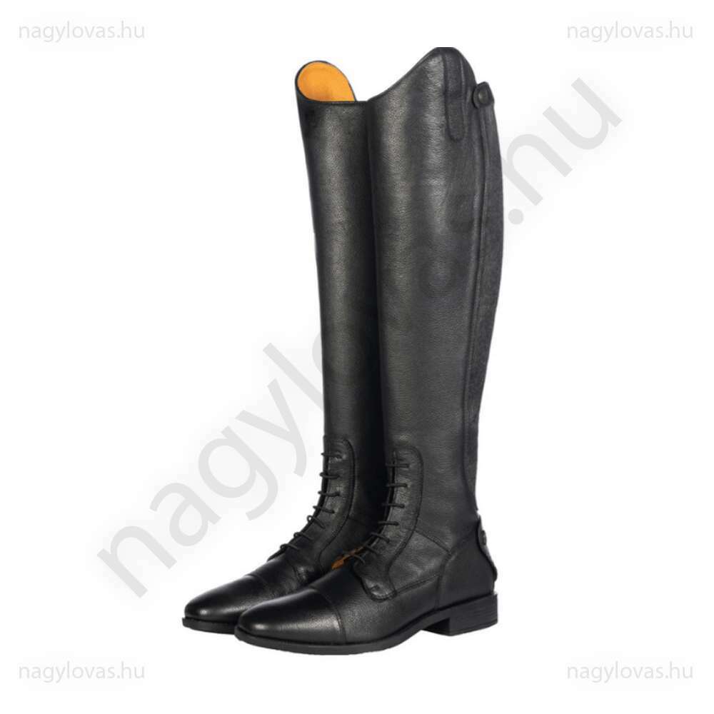 HKM Titanium Style bőr lovaglócsizma fekete 