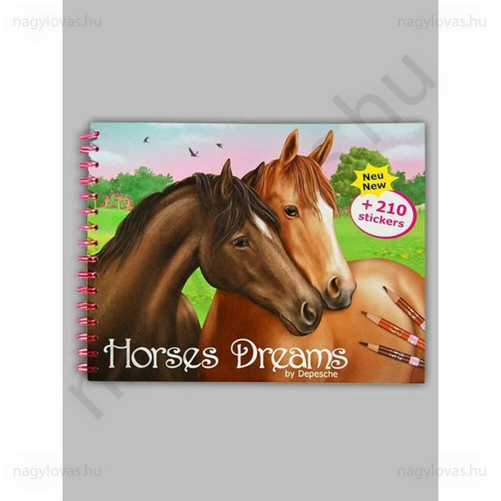 Horses Dreams kreativ kifestő matricákkal