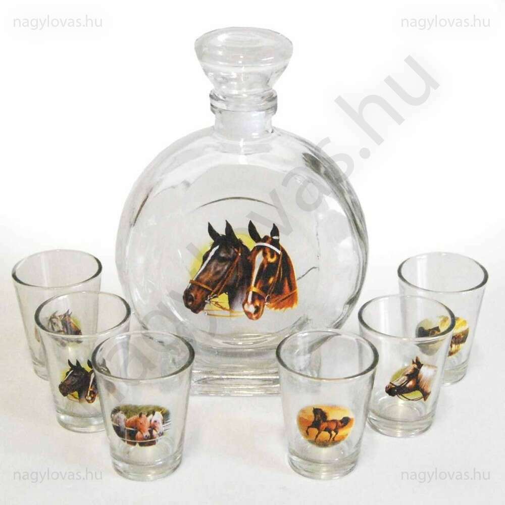 Hungary 6 db-os pálinkás pohár szett