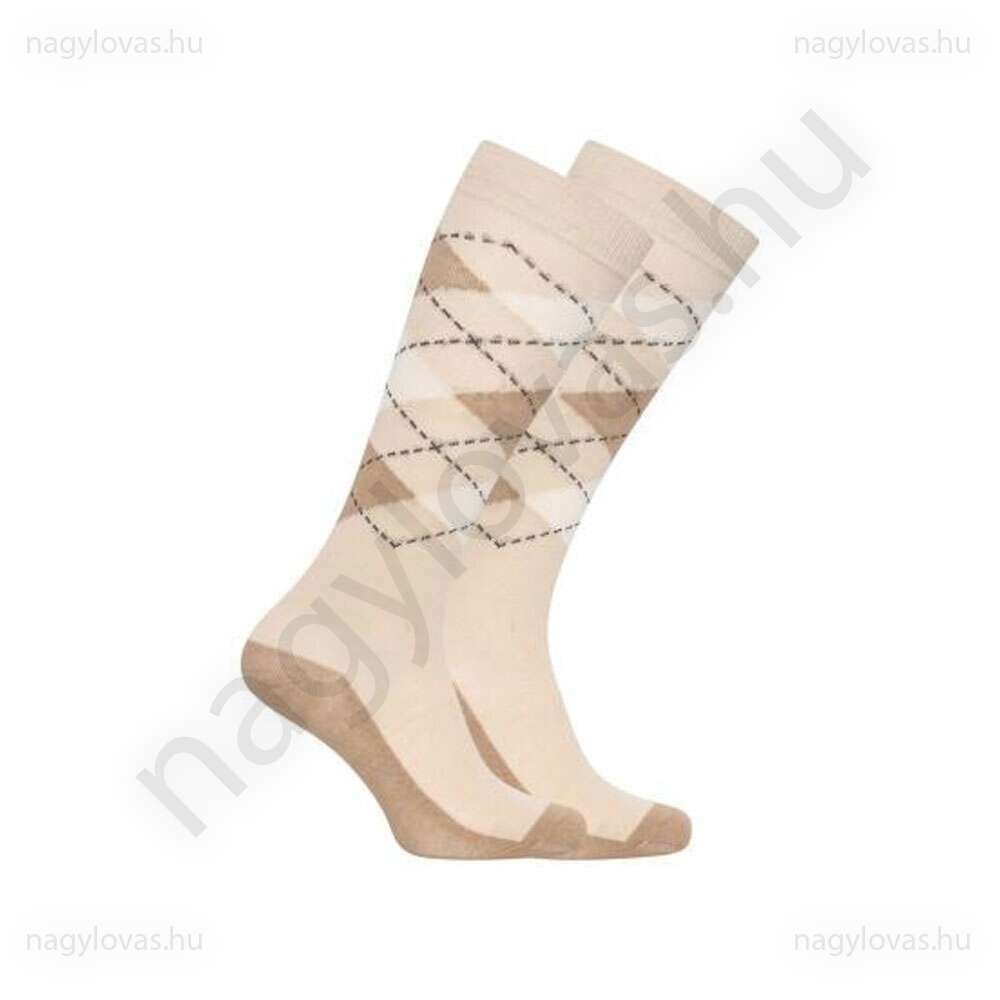 Imperial Riding káró mintás zokni drapp