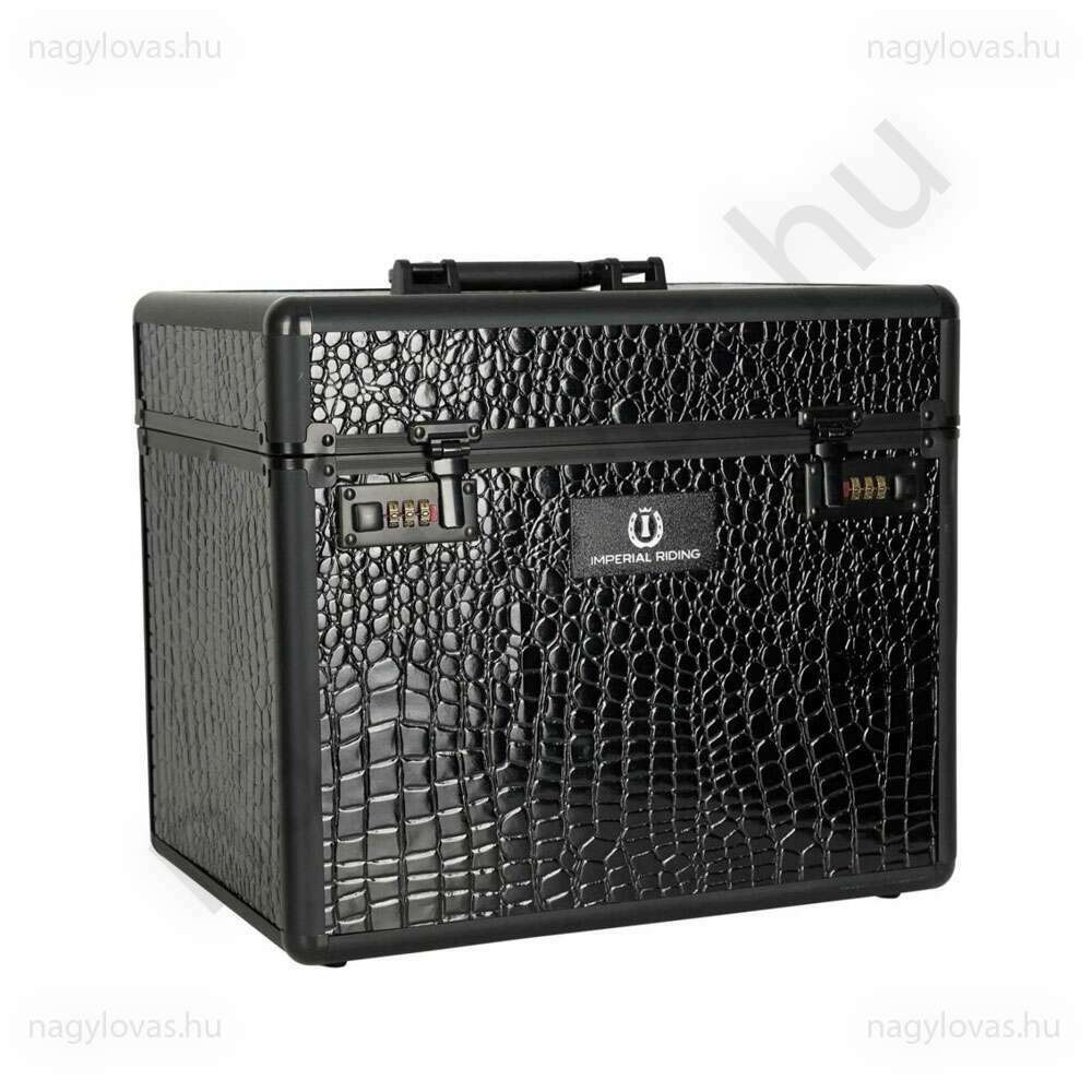 Imperial Riding Shiny Croco tisztítódoboz fekete