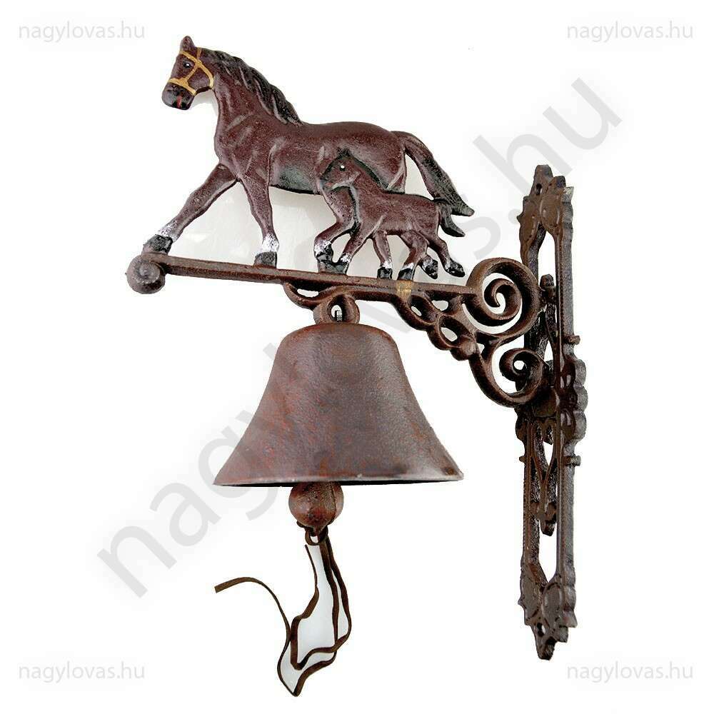 Kolomp lovas öntöttvas 35X35 cm