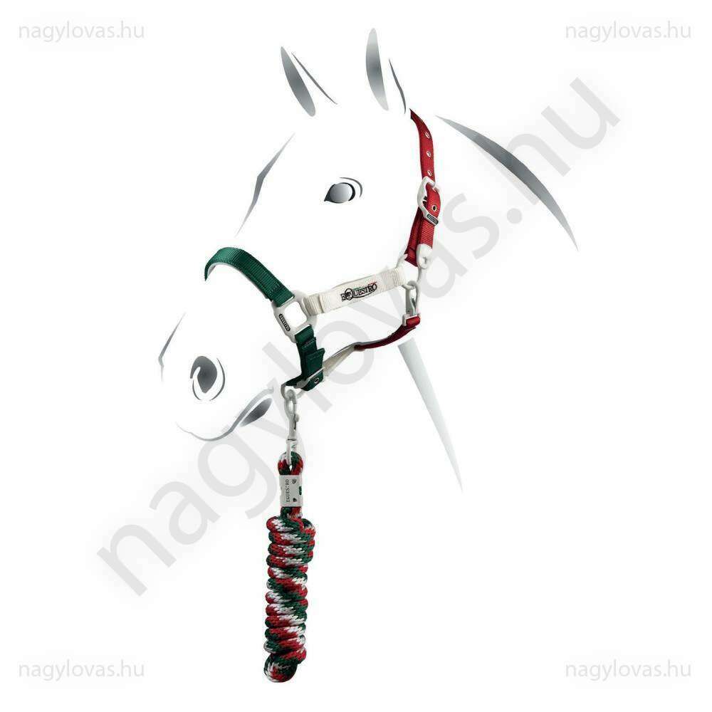 Kötőfék gurtnis Equestro vezetőszárral