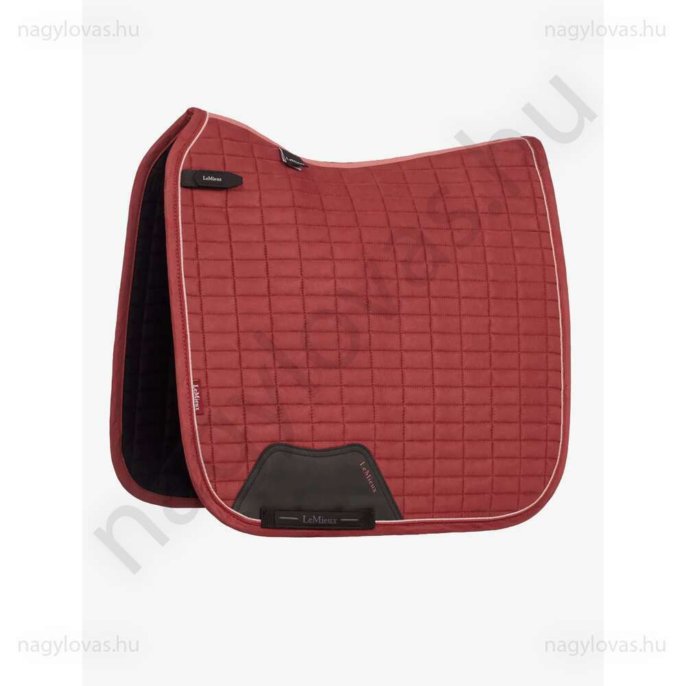 LeMieux Suede DR Square díjnyeregalátét russet