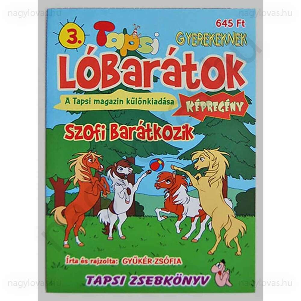 Lóbarátok képregény 3 -  Szofi barátkozik