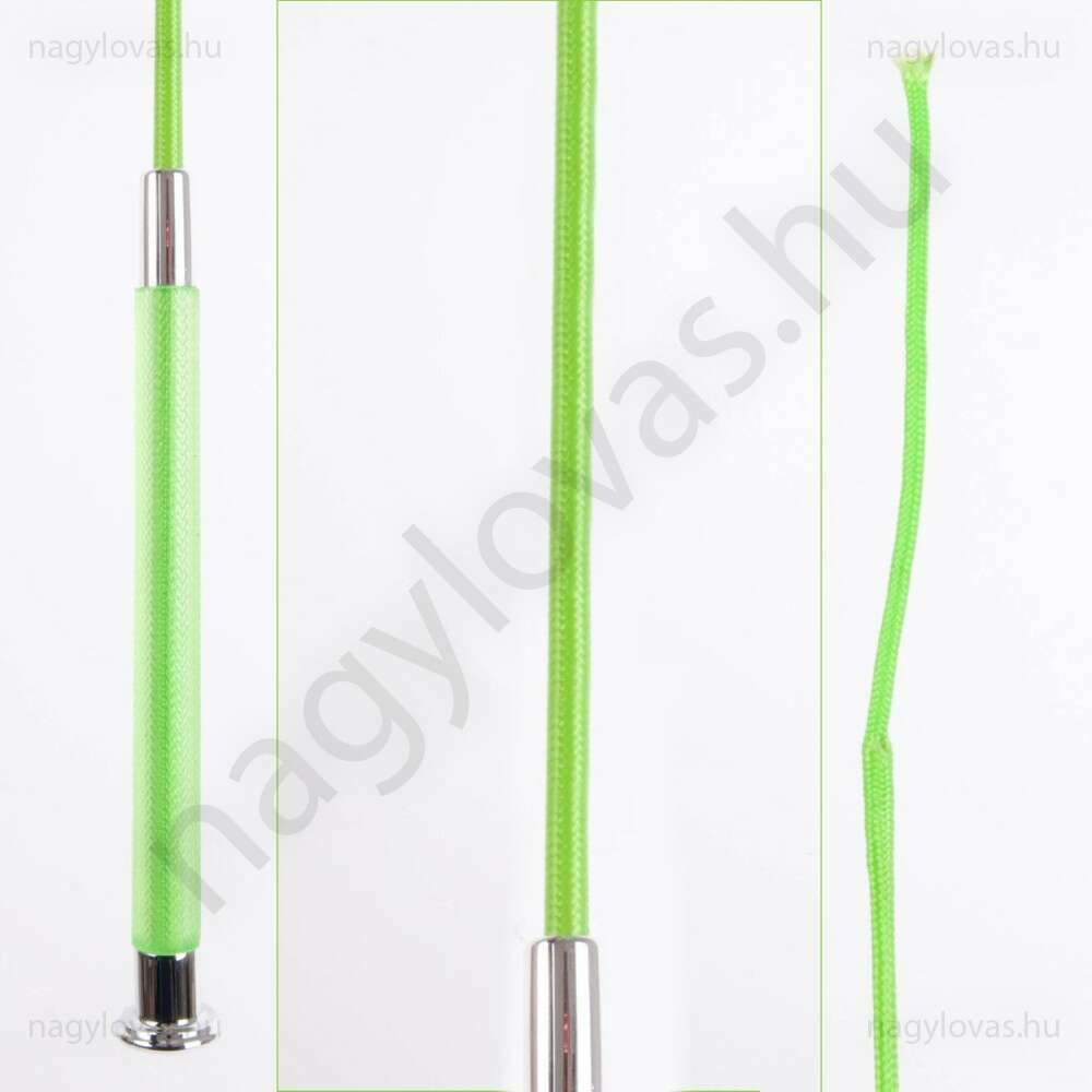 Lovaglópálca zselés nyéllel, lime, 80cm