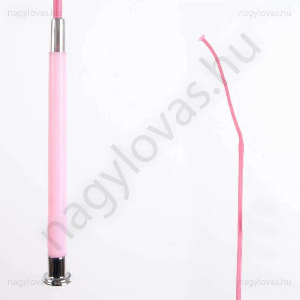 Lovaglópálca zselés nyéllel, pink, 80cm