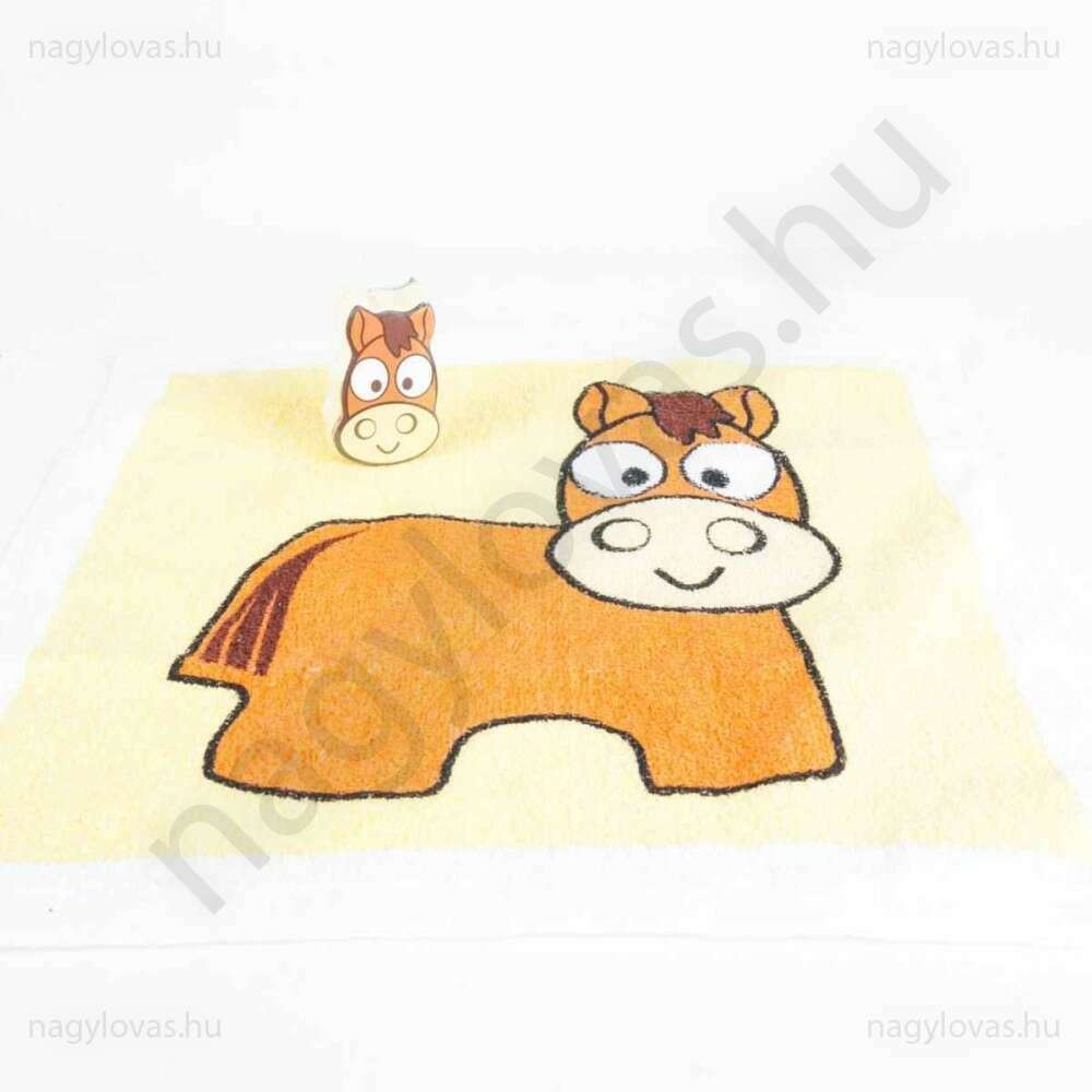 Magic lófejes törölköző 30x30cm