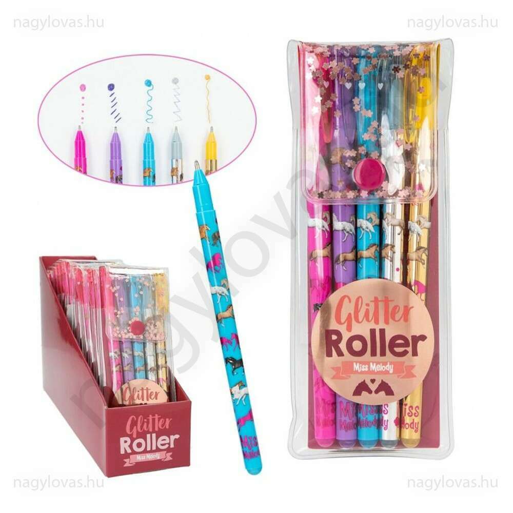 Miss Melody Glitter toll szett 5db