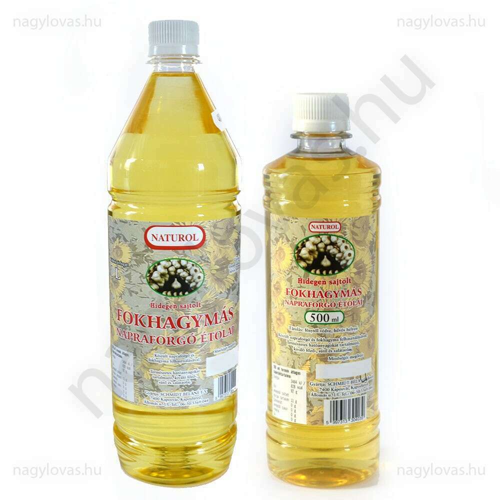 Natural Fokhagyma-Napraforgóolaj 1l