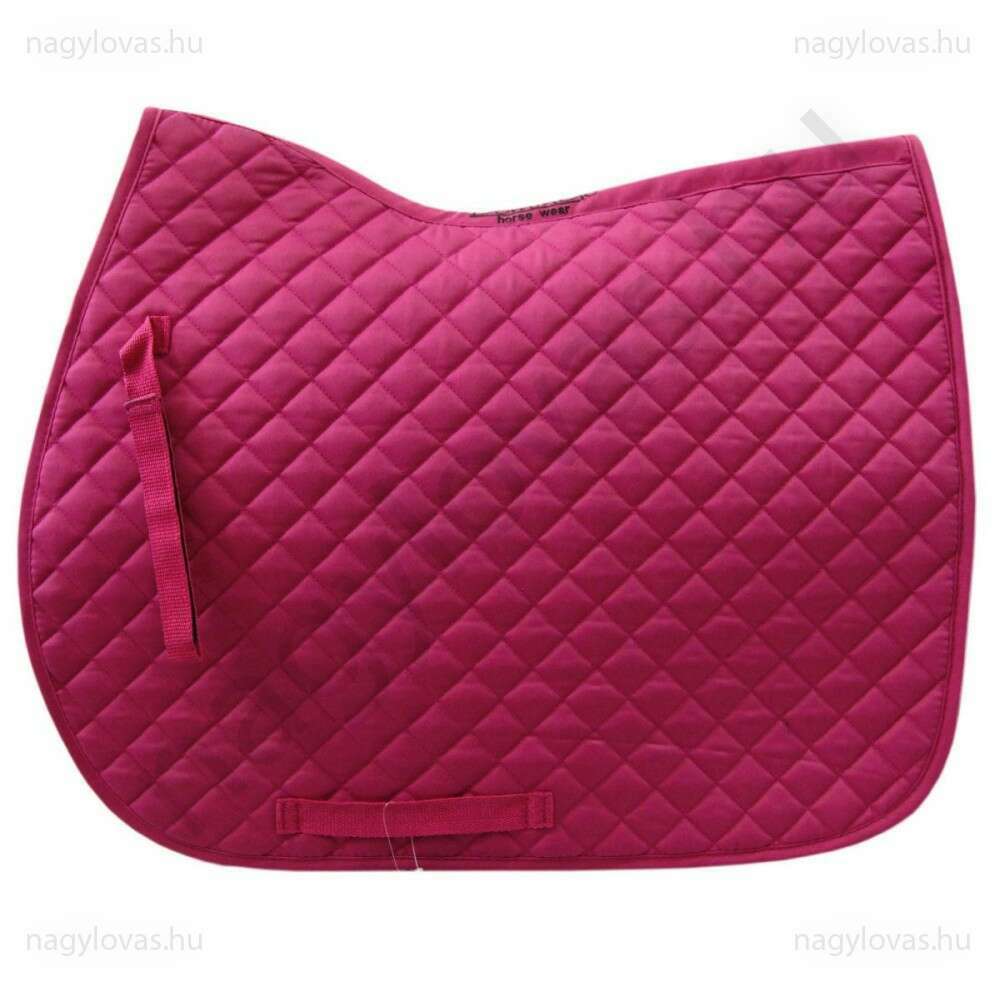 Nyeregalátét szabott steppelt pink full