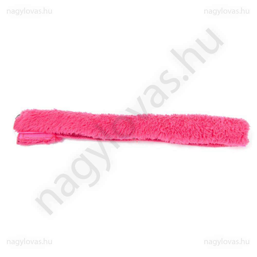 Orr- és homlokszíjvédő szőrme 32cm