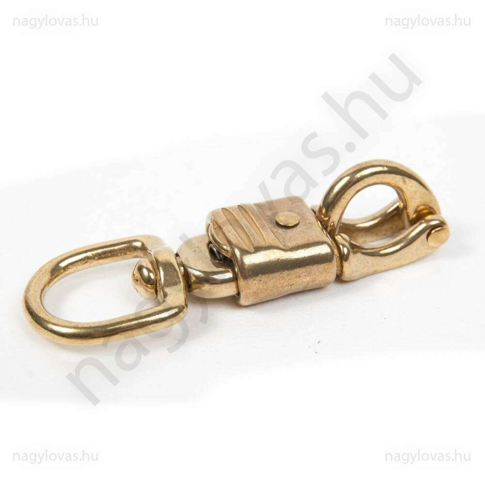 Pánik karabíner kicsi réz kerek 80/21mm