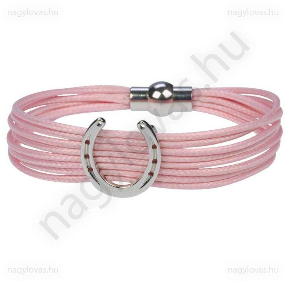 Patkós pink karkötő