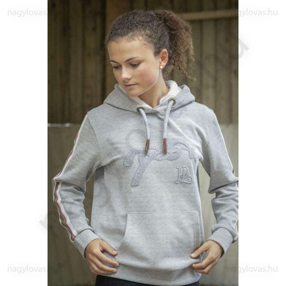 Pénélope Kathya kapucnis pulóver szürke