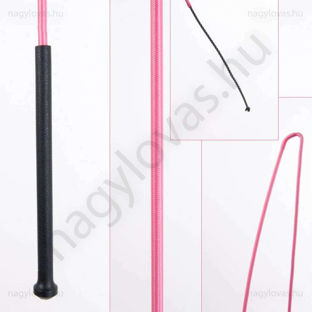 Póni futószárazó ostor pink 1,6m