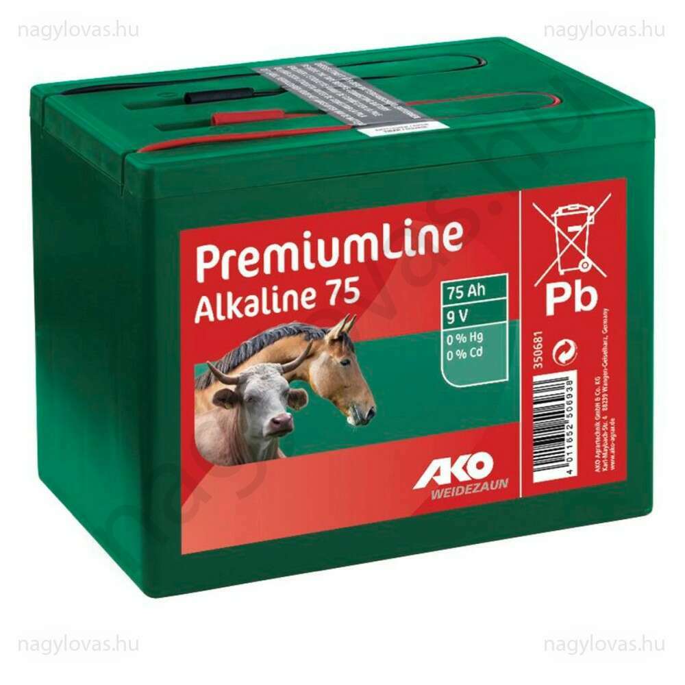 PremiumLine Alkaline elem 9V/75Ah