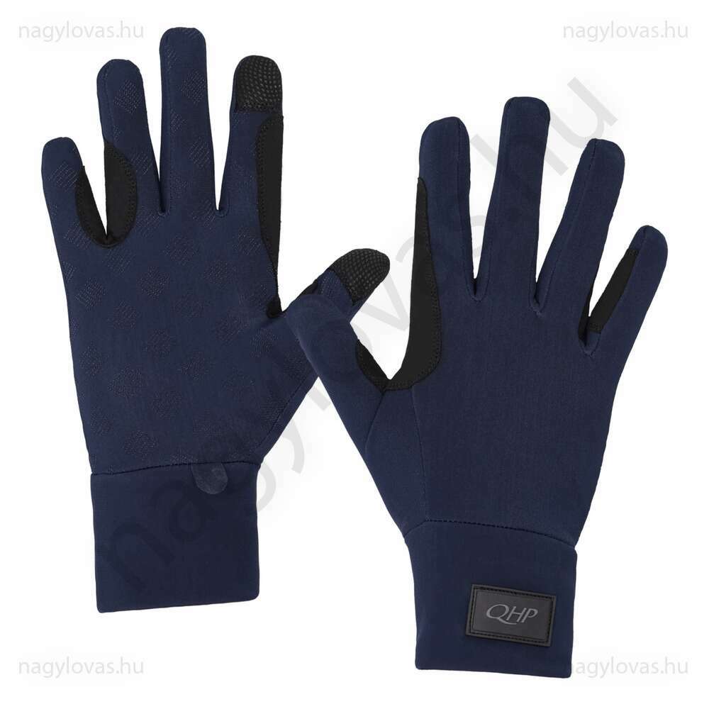 QHP Avélie lovaglókesztyű skék S
