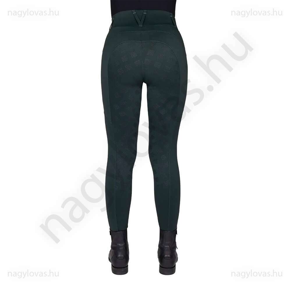 QHP Avélie női Full grip lovagló leggings zöld