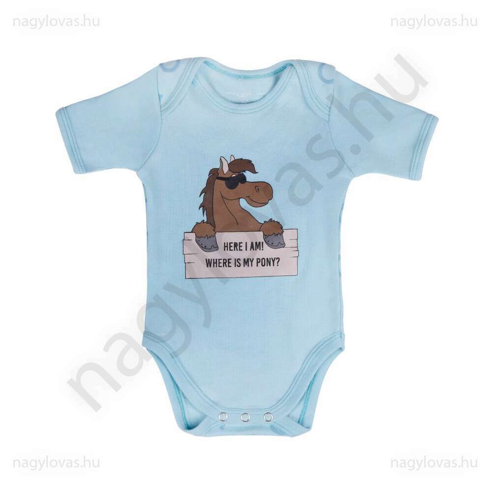 QHP Bobby baby body babakék 56