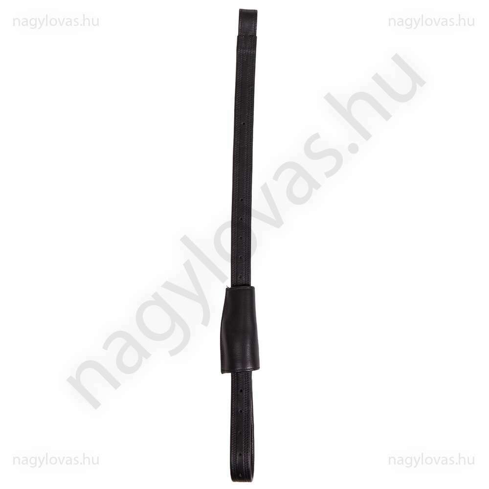 QHP bőr kengyelszíj mono - Fekete - 80