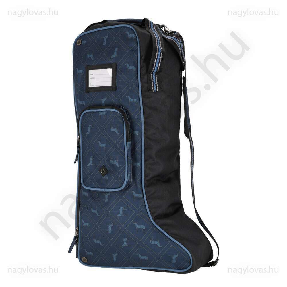QHP csizmatáska kék mintás L