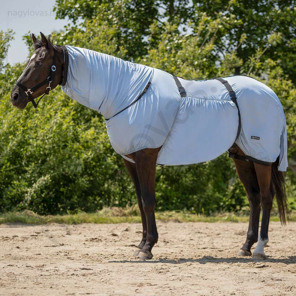 QHP ekcéma lótakaró acélkék  165 cm